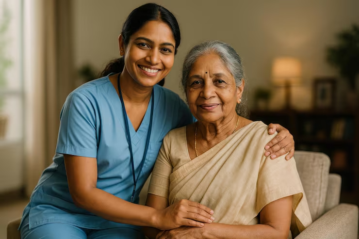 Professional senior care services with trusted caregivers and daily assistance